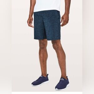 Lululemon T.H.E License To Train Lined Shorts Men's Size XL Blue LM7AAUS